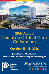 JHACH 28th Pediatric Critical Care Colloquium Banner